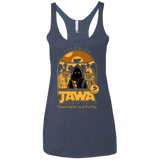 T-Shirts Vintage Navy / X-Small Jawa Droid Sales Women's Triblend Racerback Tank