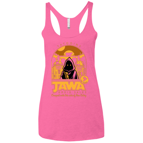 T-Shirts Vintage Pink / X-Small Jawa Droid Sales Women's Triblend Racerback Tank