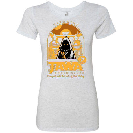 T-Shirts Heather White / Small Jawa Droid Sales Women's Triblend T-Shirt