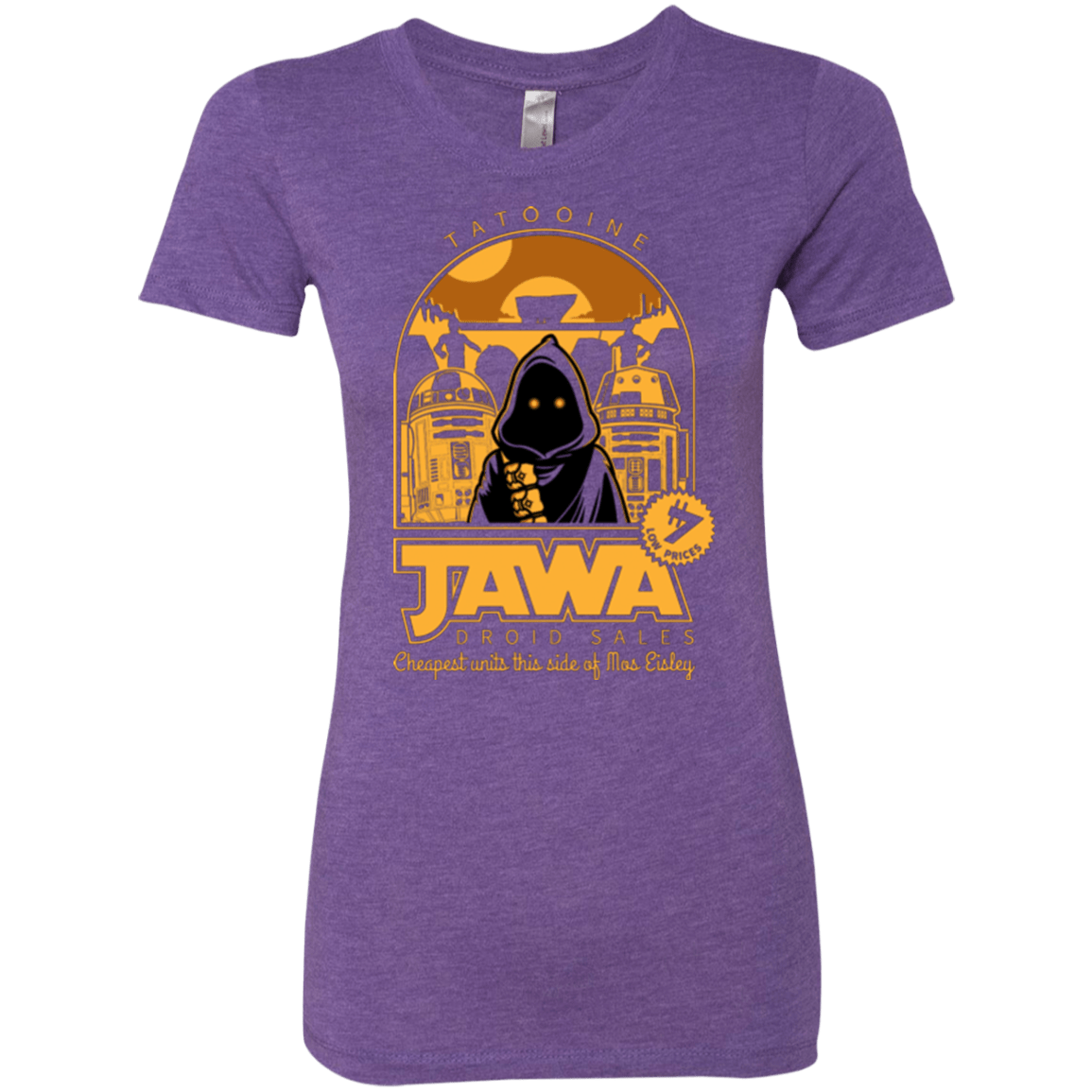 T-Shirts Purple Rush / Small Jawa Droid Sales Women's Triblend T-Shirt