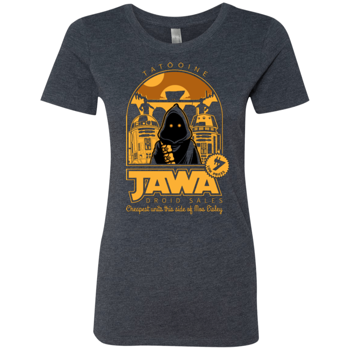 T-Shirts Vintage Navy / Small Jawa Droid Sales Women's Triblend T-Shirt