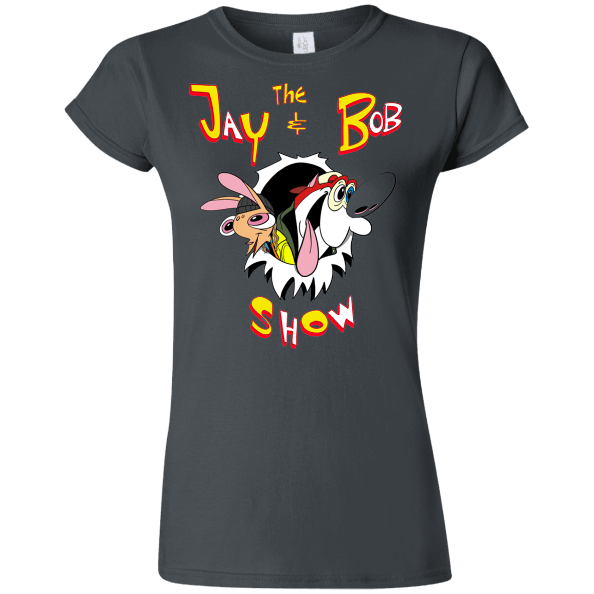 T-Shirts Charcoal / S Jay & Bob Junior Slimmer-Fit T-Shirt