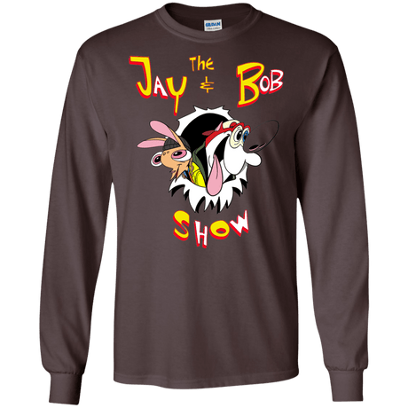 T-Shirts Dark Chocolate / S Jay & Bob Men's Long Sleeve T-Shirt