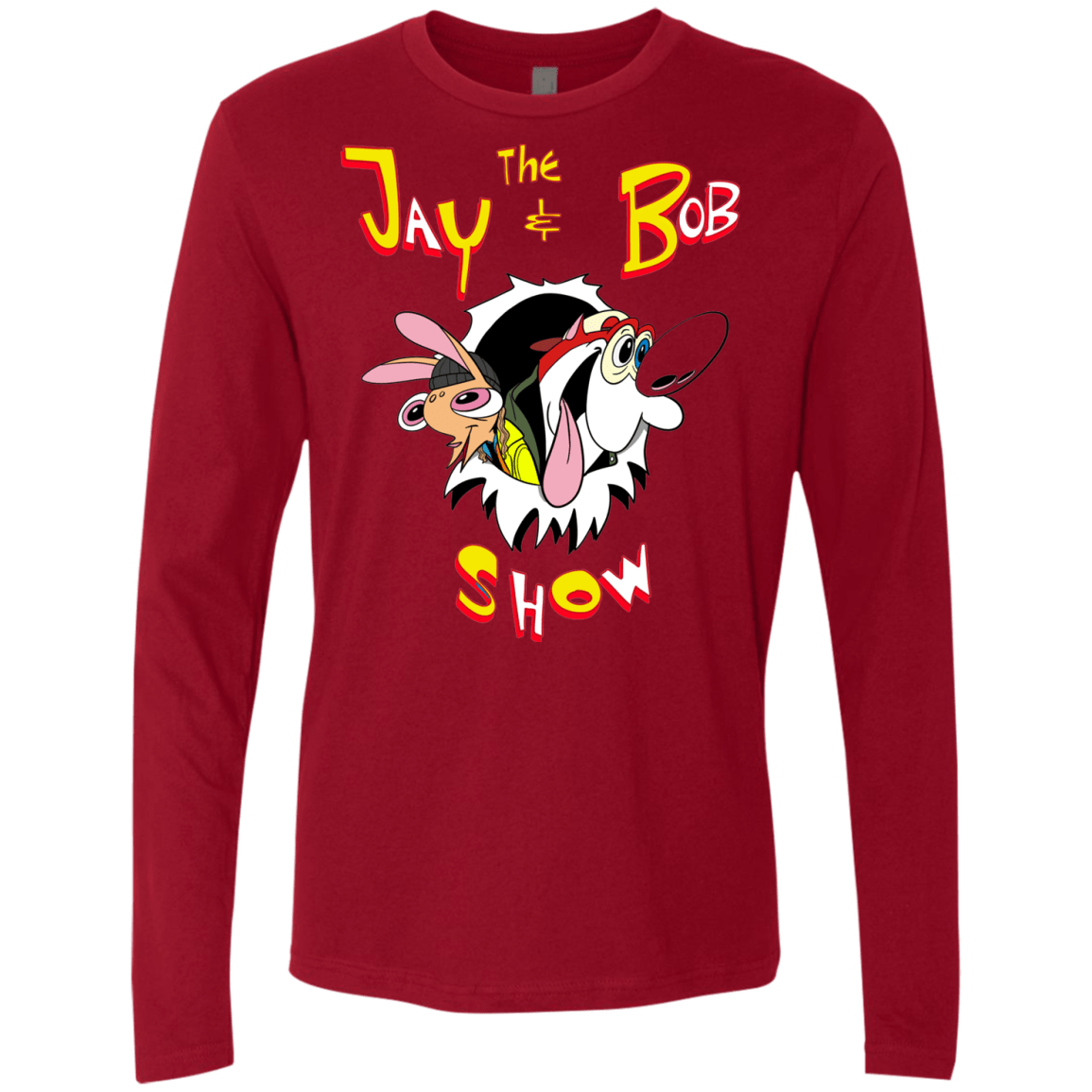 T-Shirts Cardinal / S Jay & Bob Men's Premium Long Sleeve