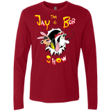 T-Shirts Cardinal / S Jay & Bob Men's Premium Long Sleeve