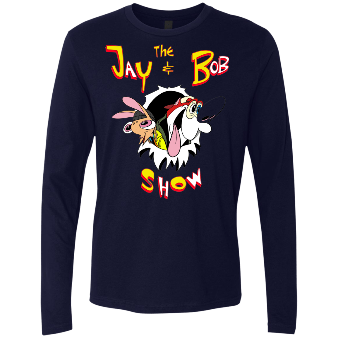 T-Shirts Midnight Navy / S Jay & Bob Men's Premium Long Sleeve