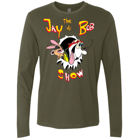 T-Shirts Military Green / S Jay & Bob Men's Premium Long Sleeve