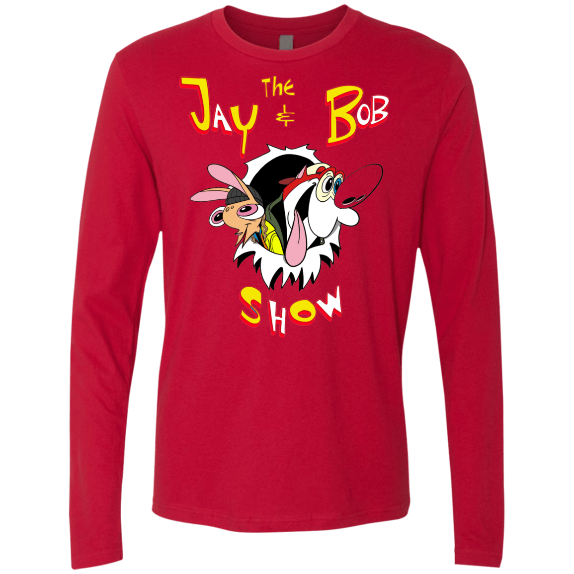 T-Shirts Red / S Jay & Bob Men's Premium Long Sleeve