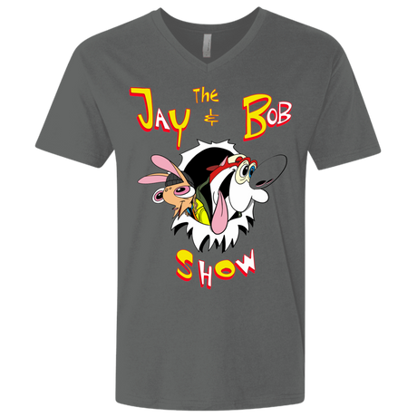 T-Shirts Heavy Metal / X-Small Jay & Bob Men's Premium V-Neck