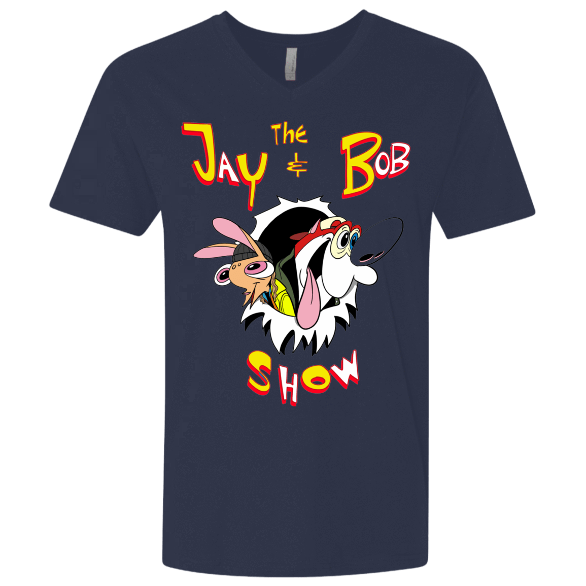 T-Shirts Midnight Navy / X-Small Jay & Bob Men's Premium V-Neck