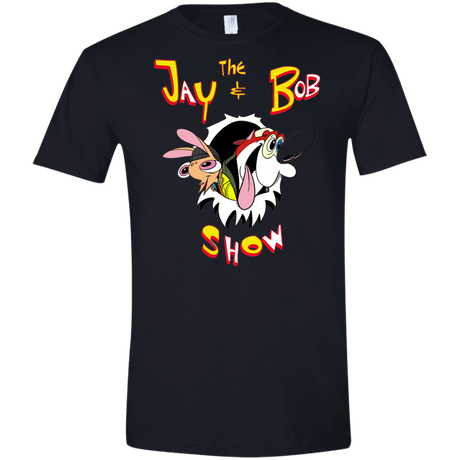 T-Shirts Black / X-Small Jay & Bob Men's Semi-Fitted Softstyle