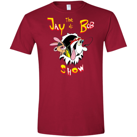 T-Shirts Cardinal Red / S Jay & Bob Men's Semi-Fitted Softstyle