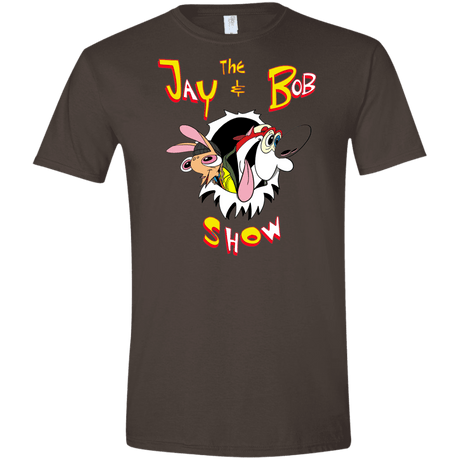 T-Shirts Dark Chocolate / S Jay & Bob Men's Semi-Fitted Softstyle
