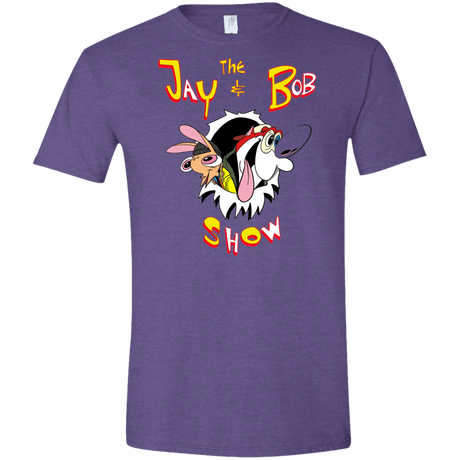 T-Shirts Heather Purple / S Jay & Bob Men's Semi-Fitted Softstyle