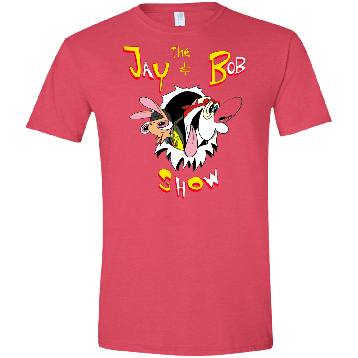 T-Shirts Heather Red / S Jay & Bob Men's Semi-Fitted Softstyle