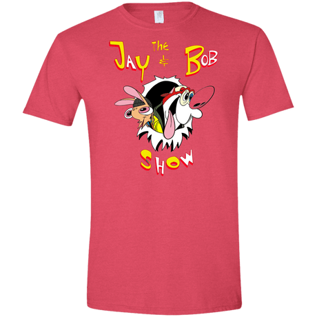 T-Shirts Heather Red / S Jay & Bob Men's Semi-Fitted Softstyle