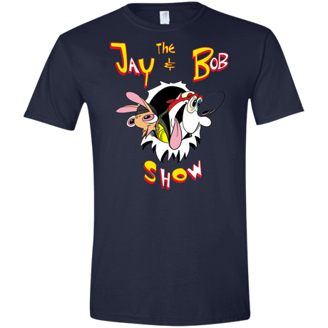 T-Shirts Navy / X-Small Jay & Bob Men's Semi-Fitted Softstyle