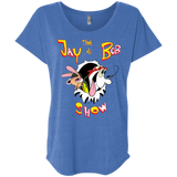 T-Shirts Vintage Royal / X-Small Jay & Bob Triblend Dolman Sleeve