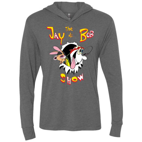 T-Shirts Premium Heather / X-Small Jay & Bob Triblend Long Sleeve Hoodie Tee