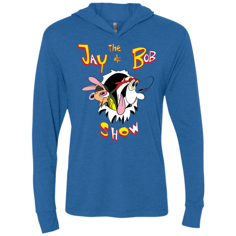 T-Shirts Vintage Royal / X-Small Jay & Bob Triblend Long Sleeve Hoodie Tee