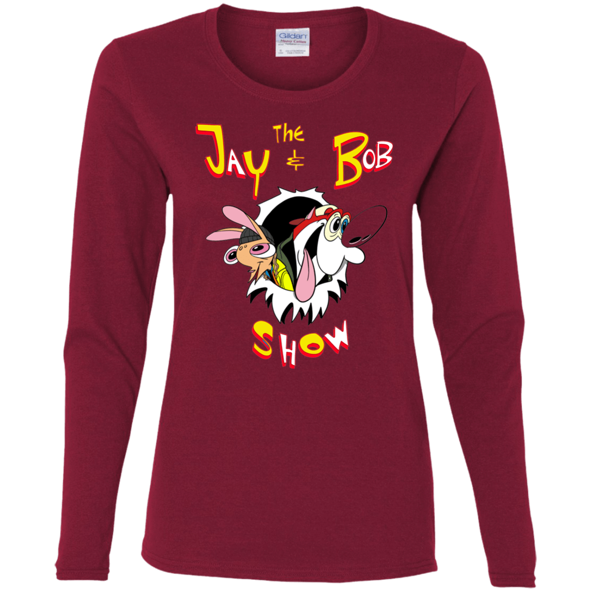 T-Shirts Cardinal / S Jay & Bob Women's Long Sleeve T-Shirt