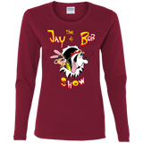 T-Shirts Cardinal / S Jay & Bob Women's Long Sleeve T-Shirt