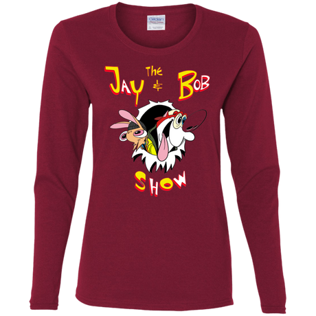 T-Shirts Cardinal / S Jay & Bob Women's Long Sleeve T-Shirt