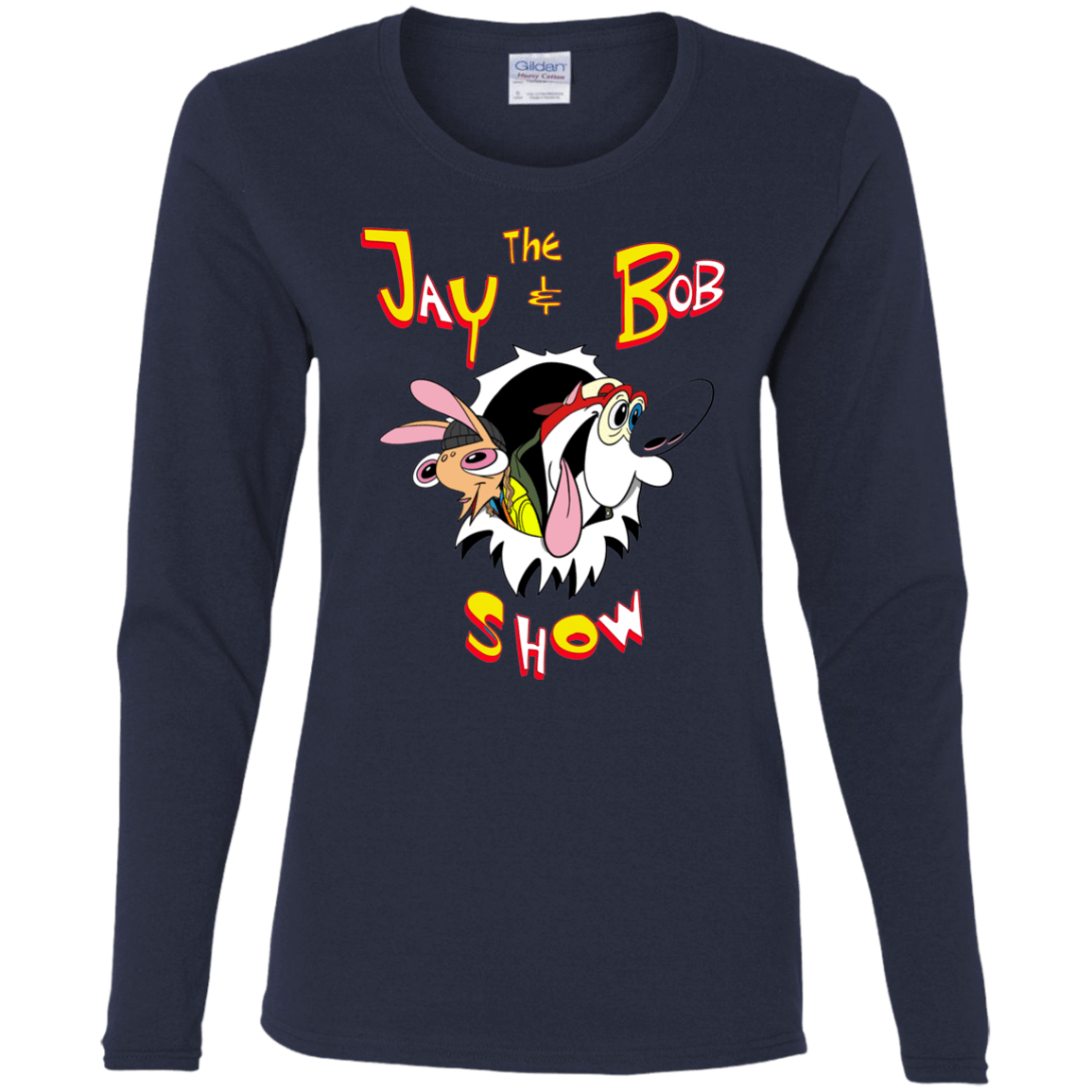 T-Shirts Navy / S Jay & Bob Women's Long Sleeve T-Shirt