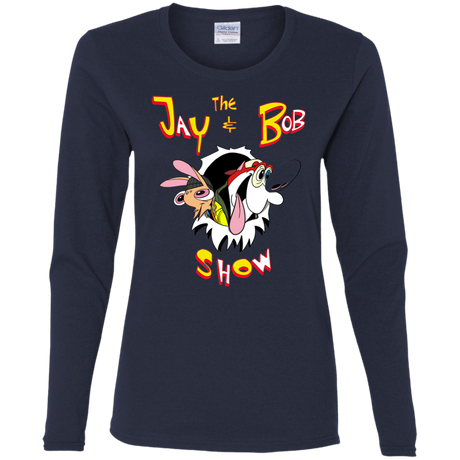 T-Shirts Navy / S Jay & Bob Women's Long Sleeve T-Shirt