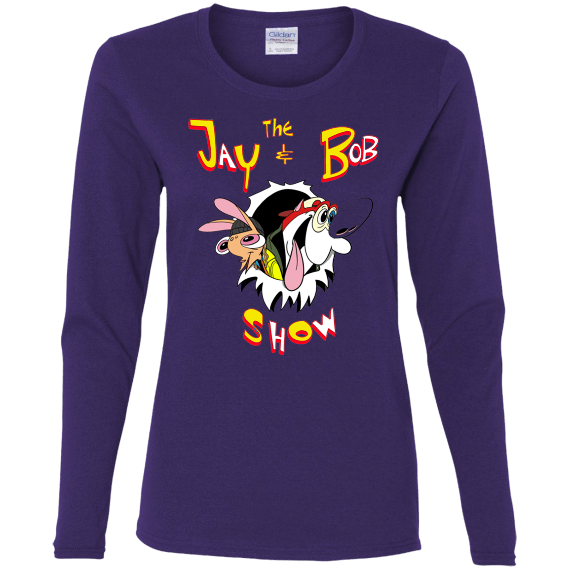 T-Shirts Purple / S Jay & Bob Women's Long Sleeve T-Shirt