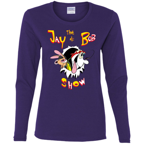 T-Shirts Purple / S Jay & Bob Women's Long Sleeve T-Shirt