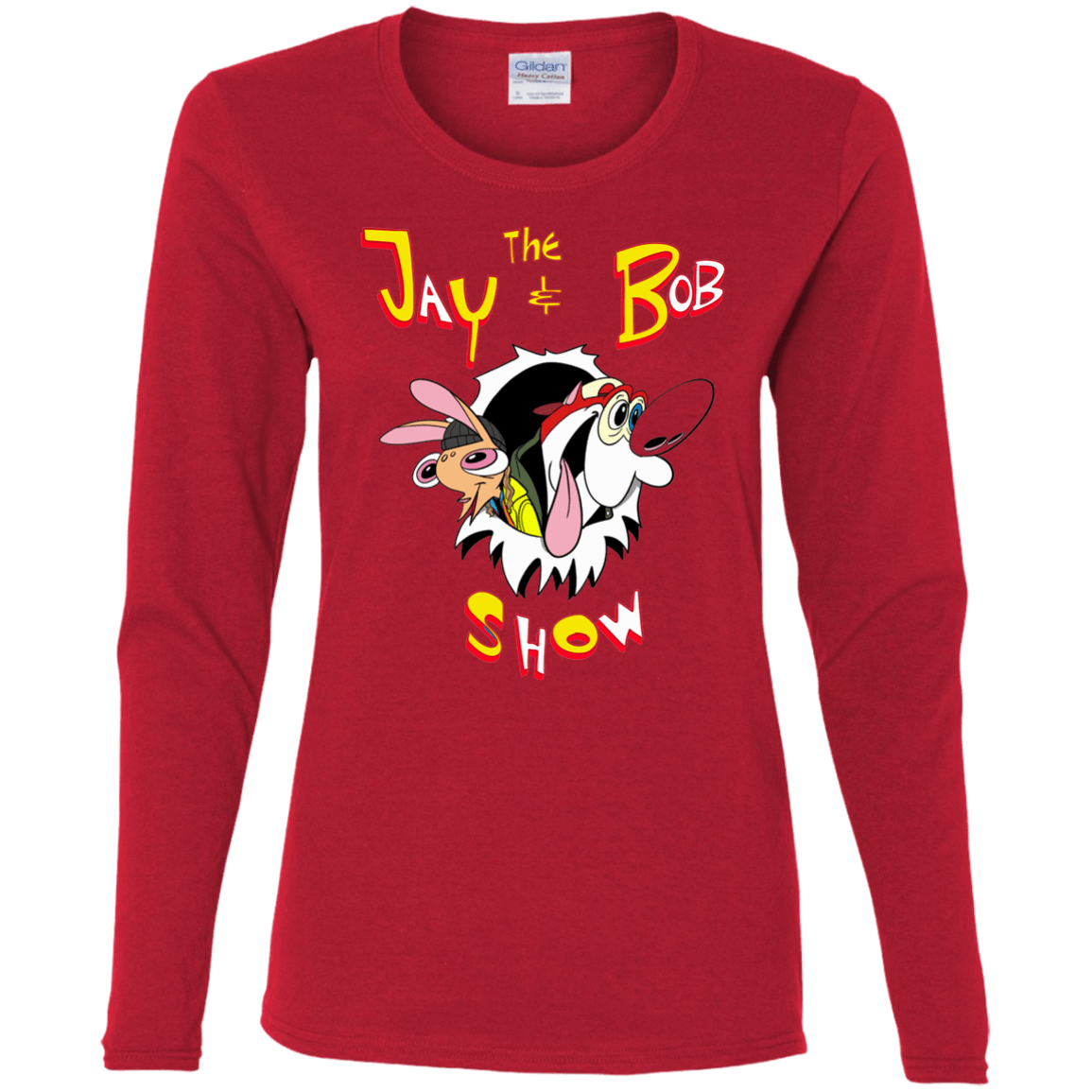 T-Shirts Red / S Jay & Bob Women's Long Sleeve T-Shirt