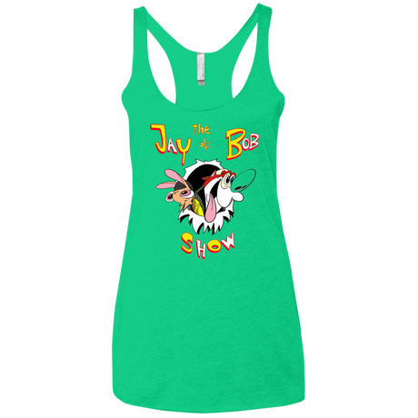 T-Shirts Envy / X-Small Jay & Bob Women's Triblend Racerback Tank
