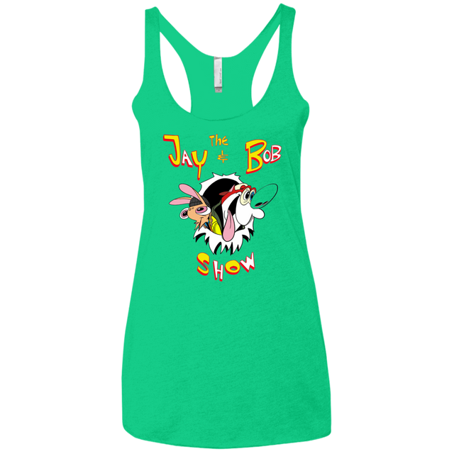 T-Shirts Envy / X-Small Jay & Bob Women's Triblend Racerback Tank