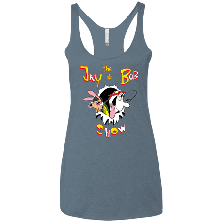 T-Shirts Indigo / X-Small Jay & Bob Women's Triblend Racerback Tank