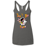 T-Shirts Premium Heather / X-Small Jay & Bob Women's Triblend Racerback Tank
