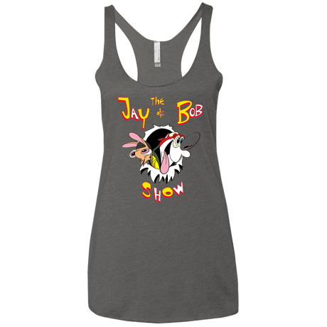 T-Shirts Premium Heather / X-Small Jay & Bob Women's Triblend Racerback Tank