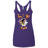 T-Shirts Purple Rush / X-Small Jay & Bob Women's Triblend Racerback Tank