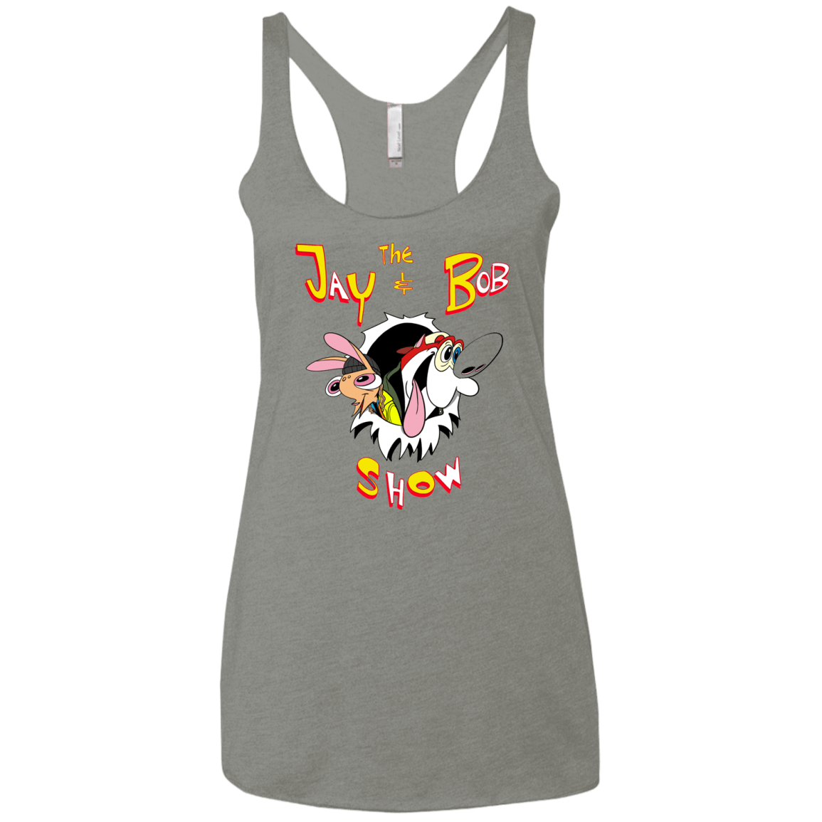 T-Shirts Venetian Grey / X-Small Jay & Bob Women's Triblend Racerback Tank