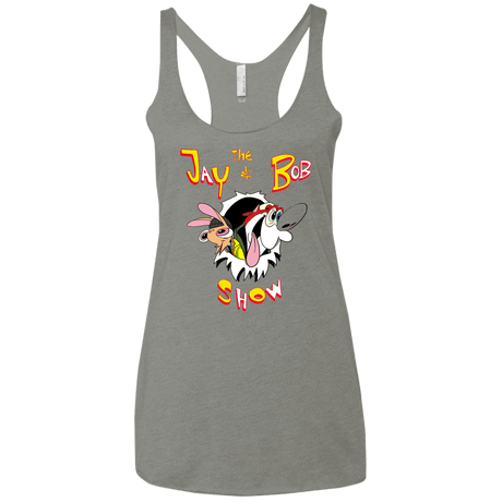 T-Shirts Venetian Grey / X-Small Jay & Bob Women's Triblend Racerback Tank