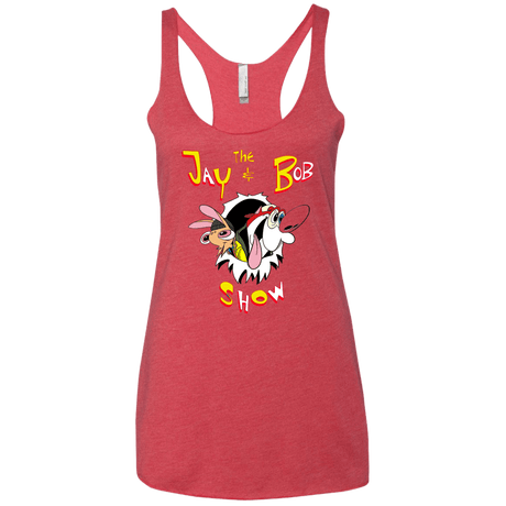 T-Shirts Vintage Red / X-Small Jay & Bob Women's Triblend Racerback Tank