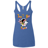 T-Shirts Vintage Royal / X-Small Jay & Bob Women's Triblend Racerback Tank