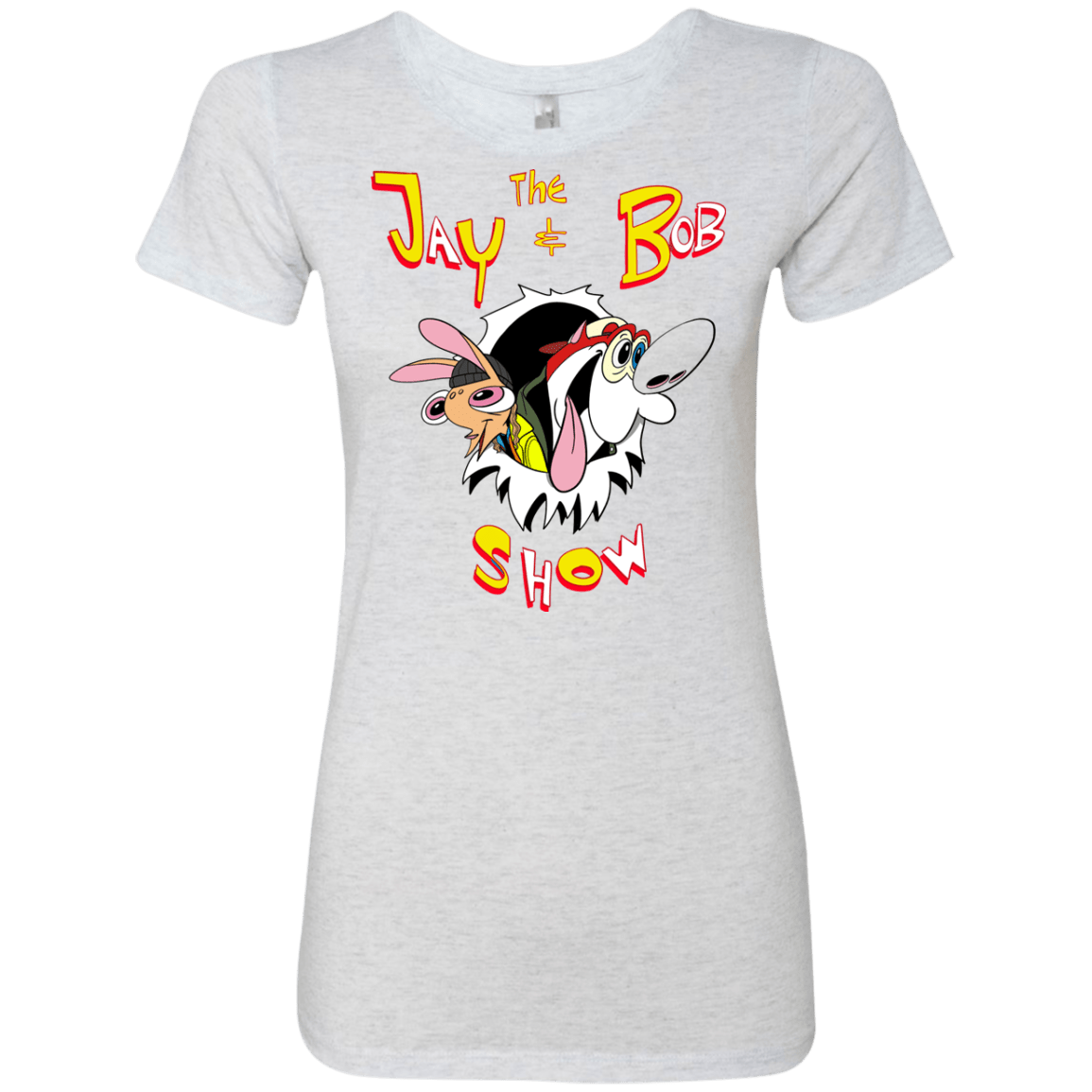 T-Shirts Heather White / S Jay & Bob Women's Triblend T-Shirt