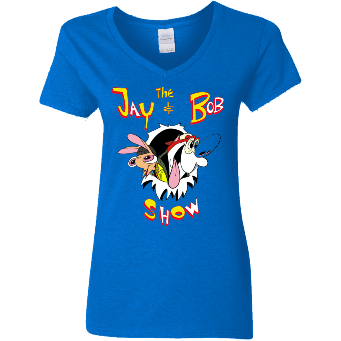 T-Shirts Royal / S Jay & Bob Women's V-Neck T-Shirt