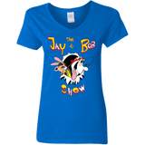 T-Shirts Royal / S Jay & Bob Women's V-Neck T-Shirt