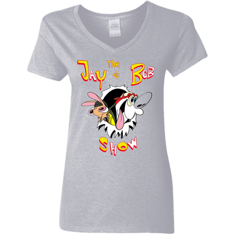 T-Shirts Sport Grey / S Jay & Bob Women's V-Neck T-Shirt