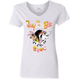 T-Shirts White / S Jay & Bob Women's V-Neck T-Shirt