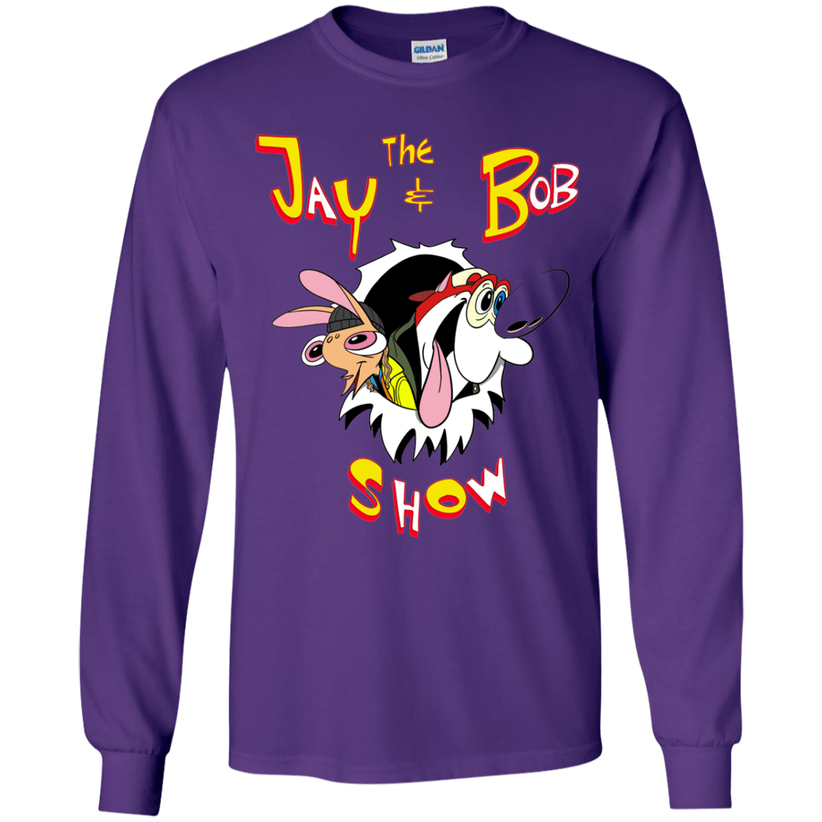 T-Shirts Purple / YS Jay & Bob Youth Long Sleeve T-Shirt