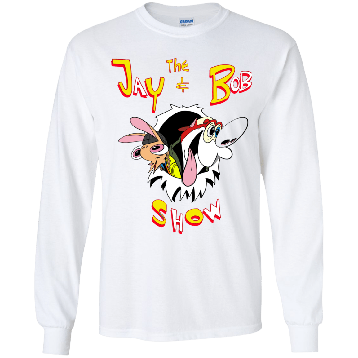 T-Shirts White / YS Jay & Bob Youth Long Sleeve T-Shirt