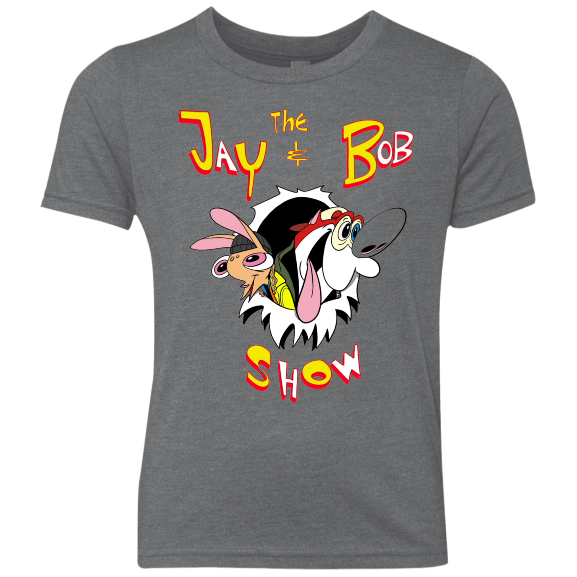 T-Shirts Premium Heather / YXS Jay & Bob Youth Triblend T-Shirt